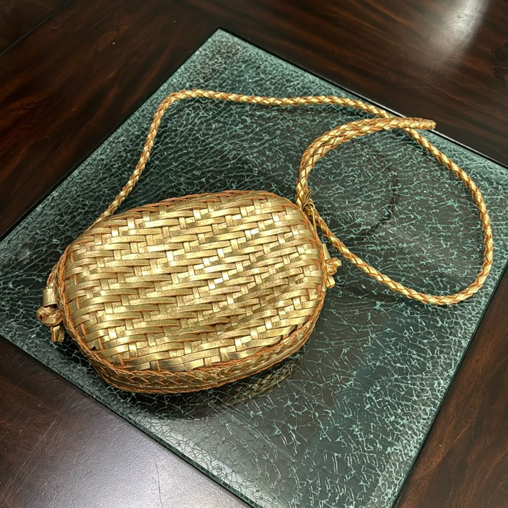 Gold Braided Handbag